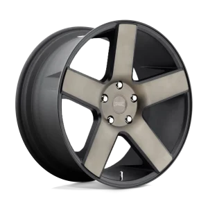 DUB – S116 BALLER – Black – 22″x8.5″ 38mm – Summer Wheels – S116228565+38
